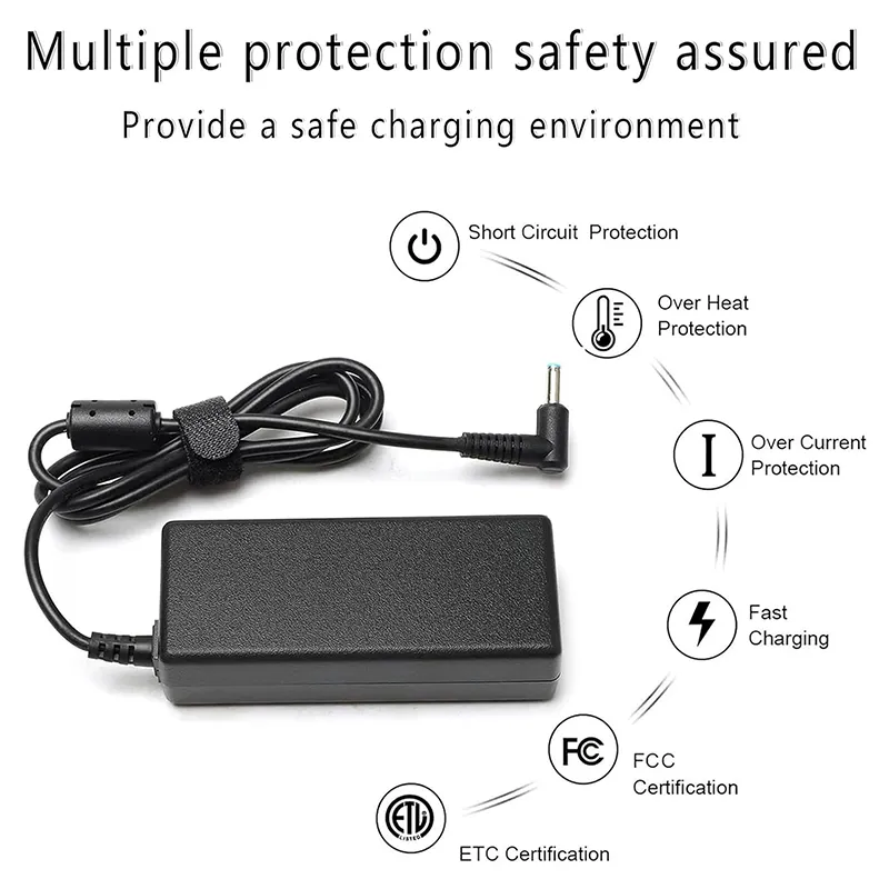 65W Charger for HP Laptops with Barrel Connector (4.5*3.0 mm) - Image 7
