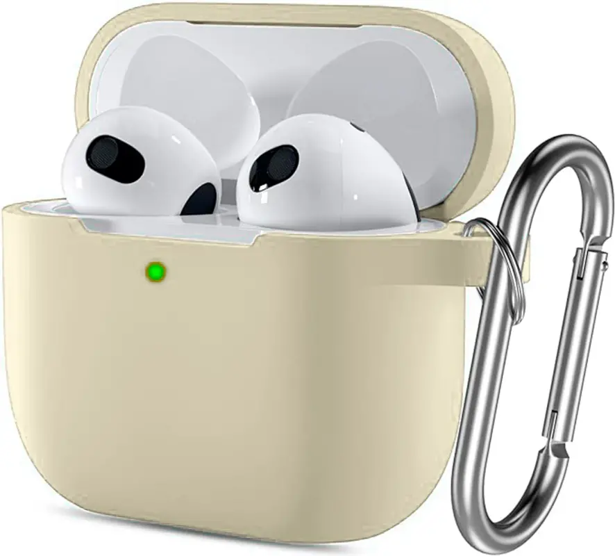 Silicone Cover Case with Keychain for AirPods 3 - Image 7