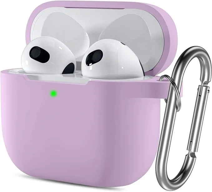 Silicone Cover Case with Keychain for AirPods 3 - Image 9