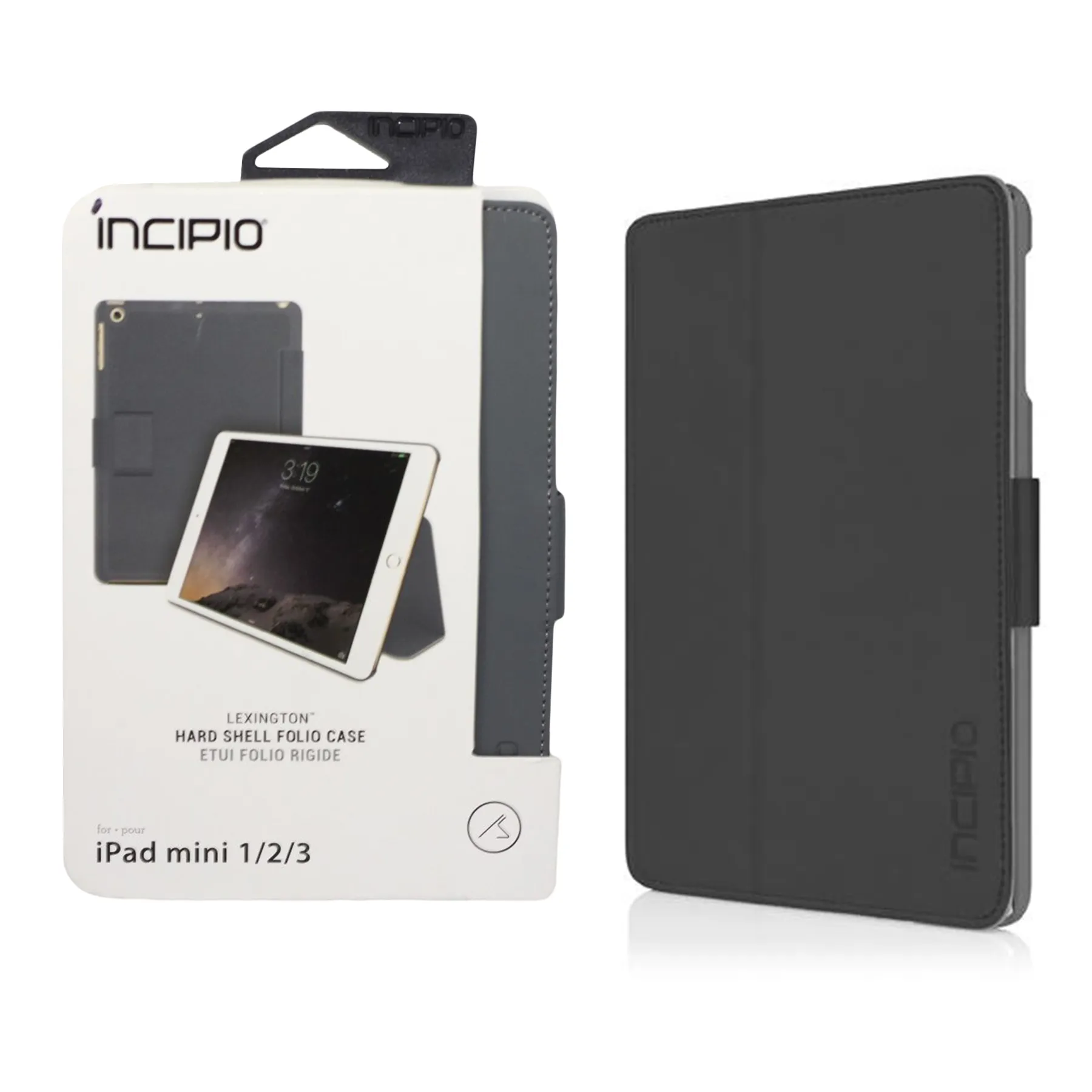 Apple iPad Mini 1/2/3 7.9" (2014) Incipio Lexington Hard Shell Folio - Gray - Image 5