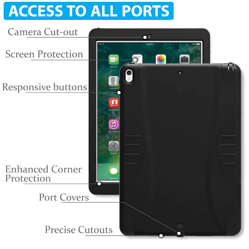 Apple iPad Pro 10.5" (2017) / iPad Air (3rd Gen - 2019) Rome Tech Rugged Case - Image 4