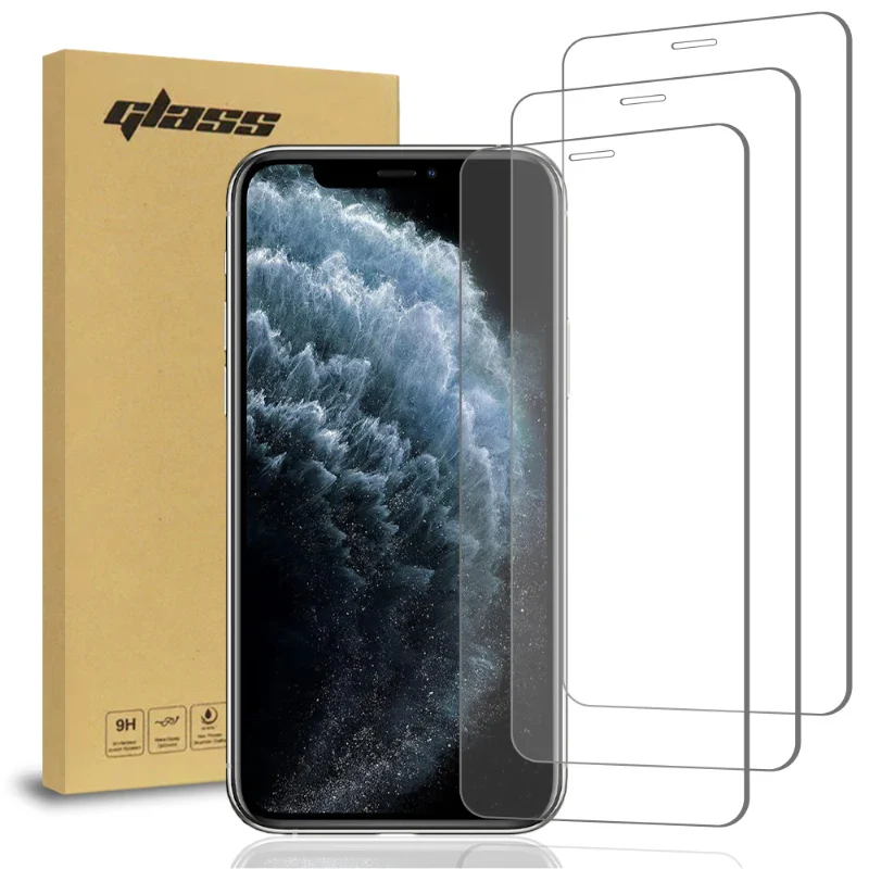 Apple iPhone 11 Pro Max Screen Protector 3-Pack Tempered Glass