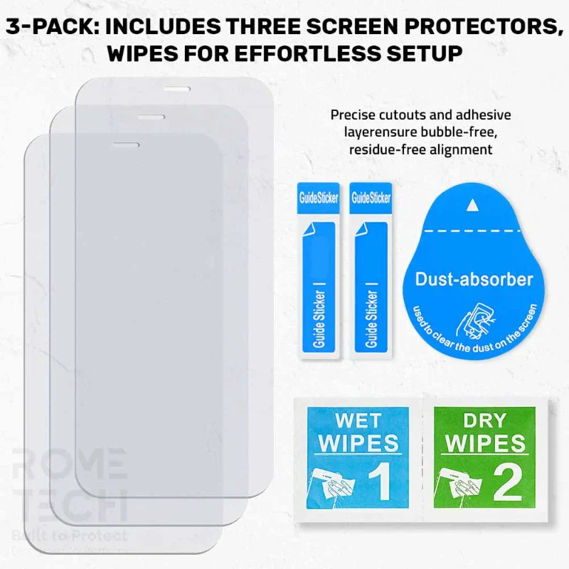 Apple iPhone 11 Pro Screen Protector 3-Pack Tempered Glass - Image 5