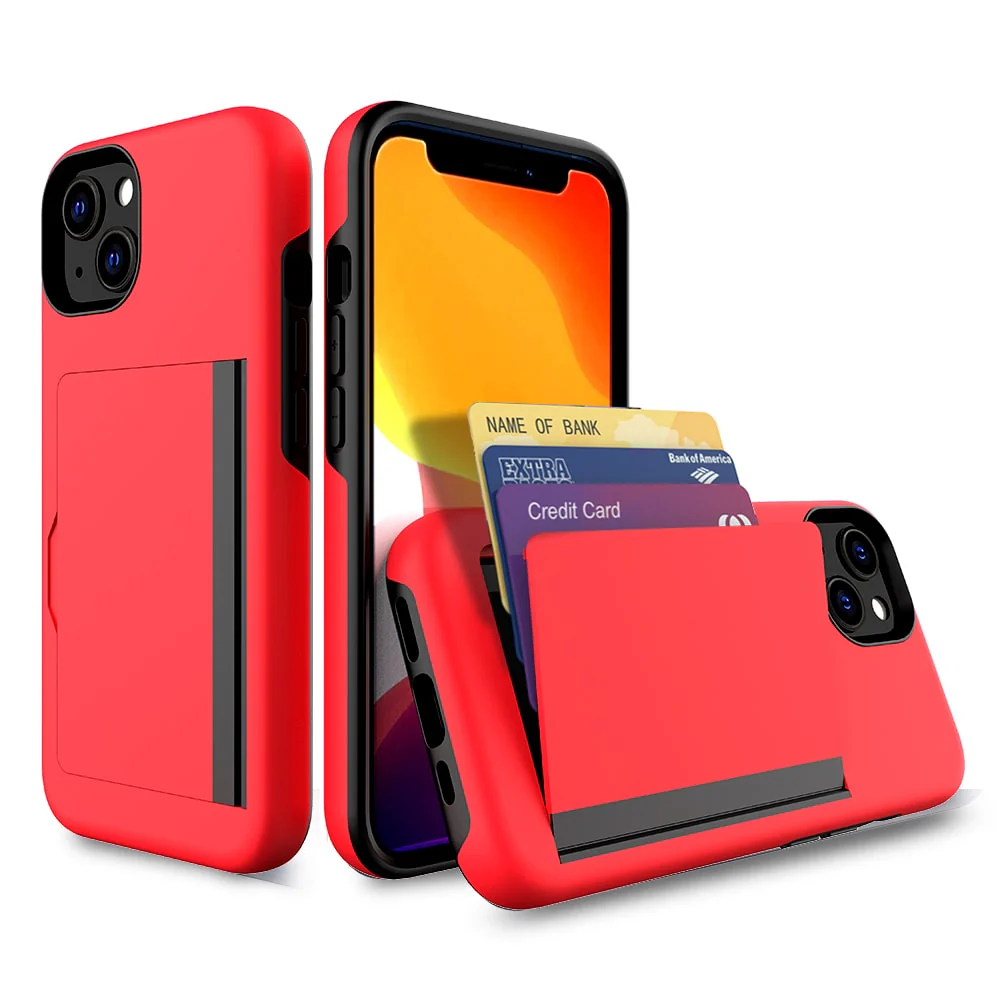 Apple iPhone 13 Dual-Layer Wallet Case - Image 11