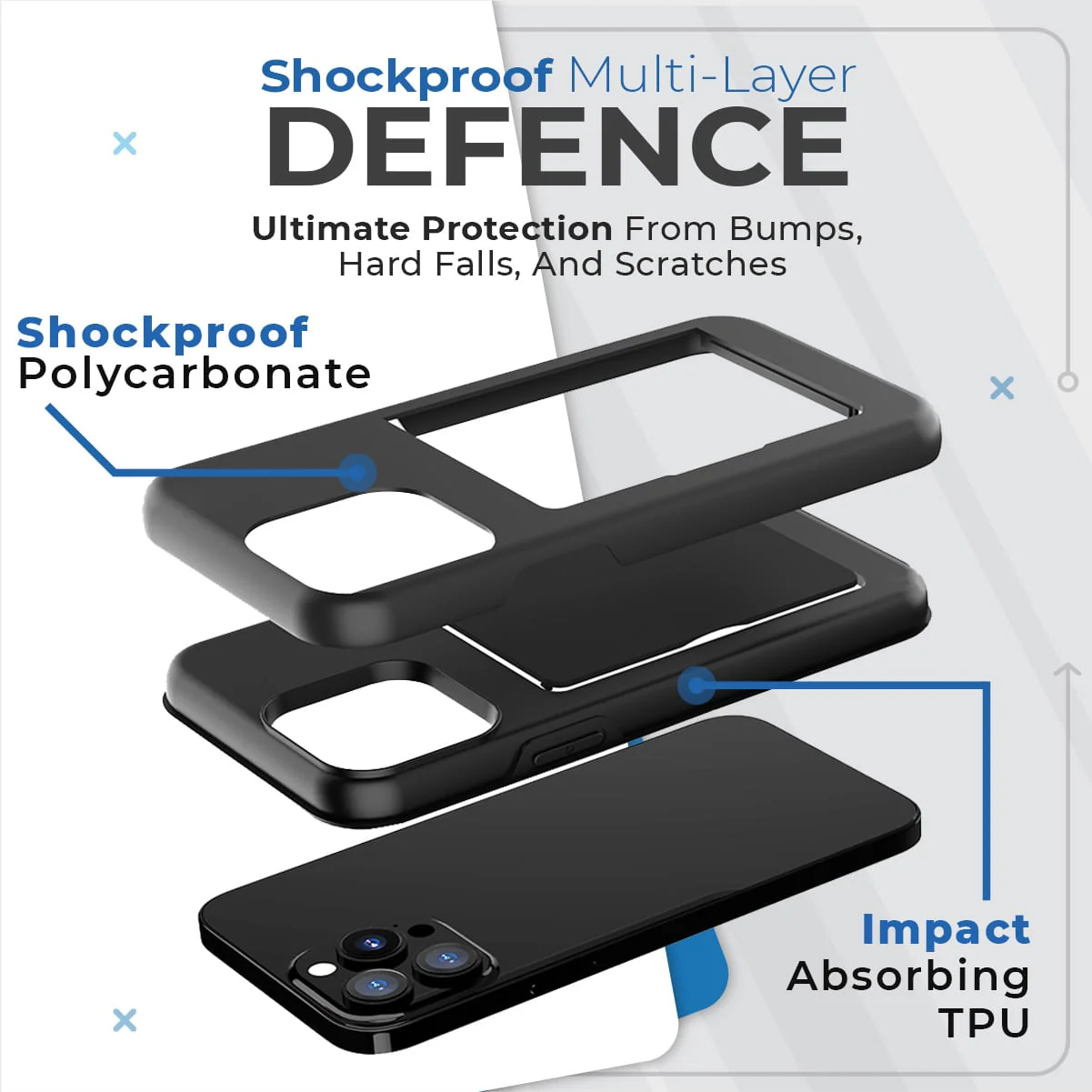 Apple iPhone 13 Pro Dual-Layer Wallet Case - Image 3