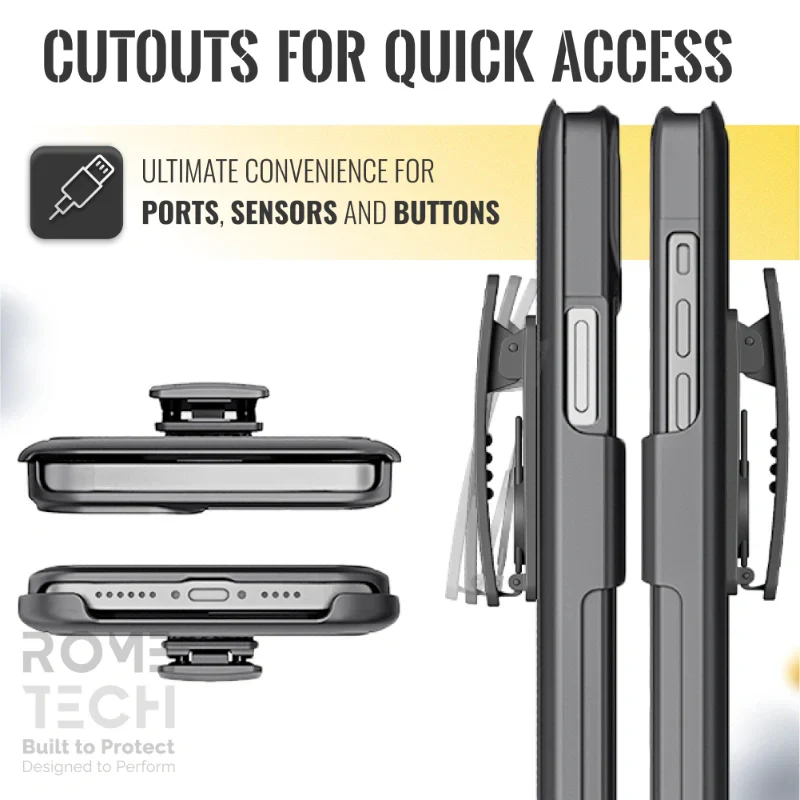 Apple iPhone 13 Pro Max Belt Clip Holster Phone Case - Image 4