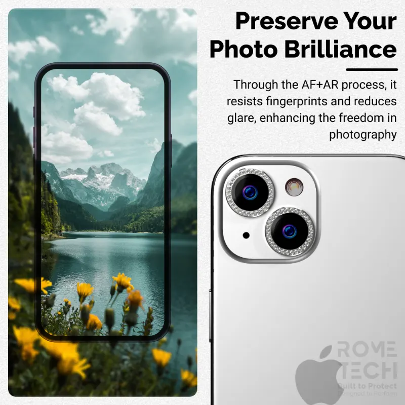 Apple iPhone 14 (2022) Camera Lens Protector Bling Diamond Lens - Image 5