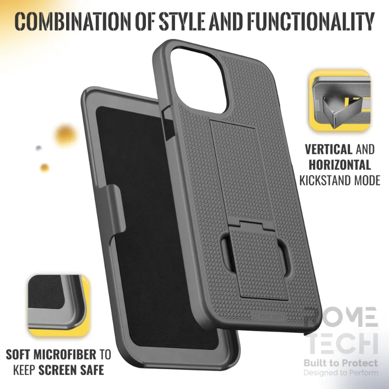 Apple iPhone 14 Plus Belt Clip Holster Phone Case - Image 5