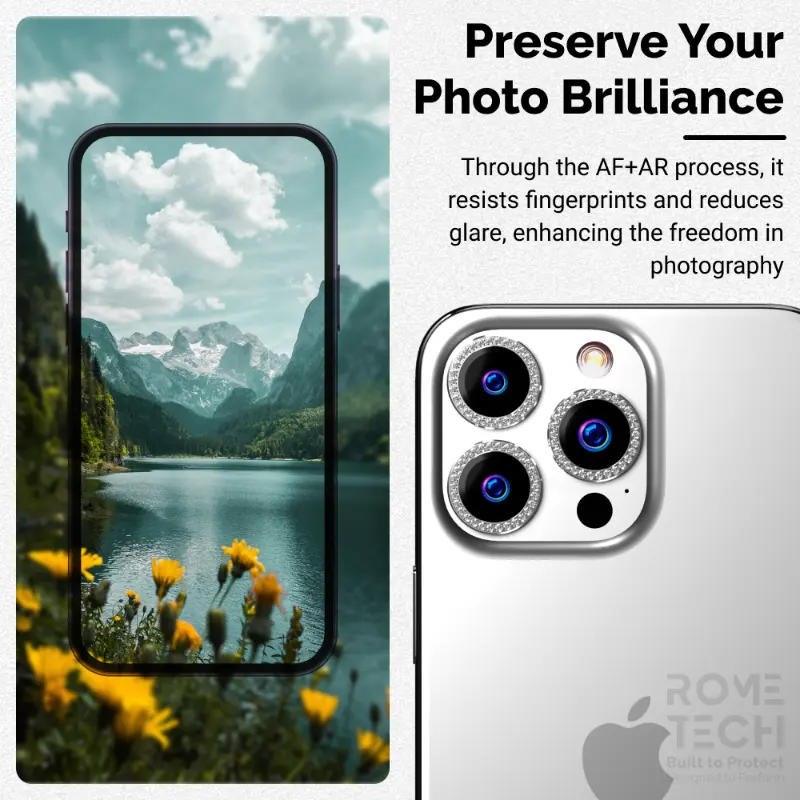 Apple iPhone 14 Pro Max (2022) Camera Lens Protector Bling Diamond Lens - Image 5