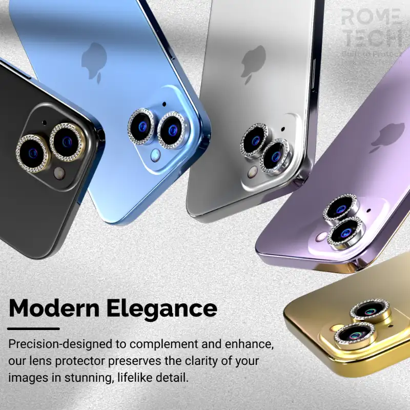 Apple iPhone 15 Plus (2023) Camera Lens Protector Bling Diamond Lens - Image 6