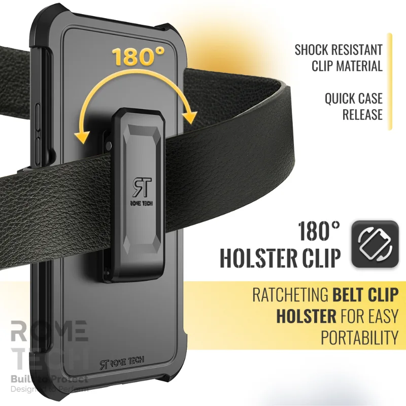 Apple iPhone 15 Plus Rugged Dual-Layer Holster Case with MagSafe - Image 5