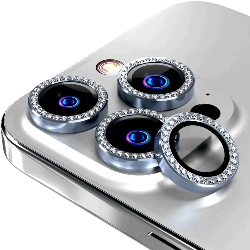 Apple iPhone 15 Pro (2023) Camera Lens Protector Bling Diamond Lens - Image 8