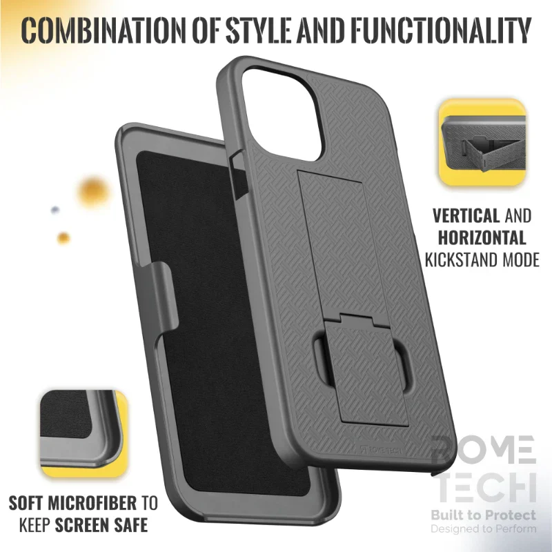 Apple iPhone 15 Pro Max Belt Clip Holster Phone Case - Image 5