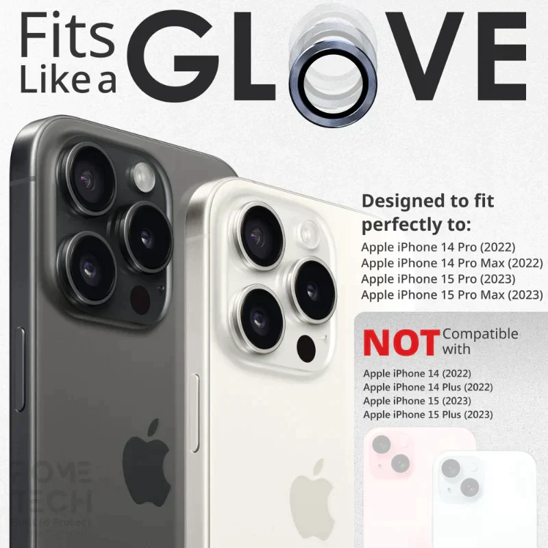 Apple iPhone 15 Pro Max (2023) Camera Lens Protector CD Lens - Image 2