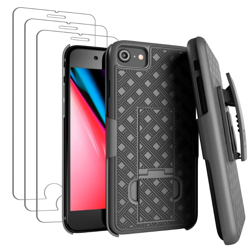 Apple iPhone 6/6s/7/8/SE 2020/SE2 2022 Belt Clip Holster Phone Case - Image 7