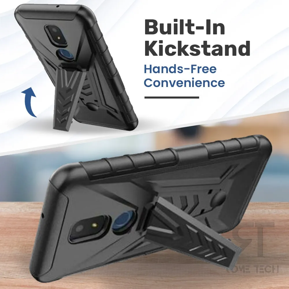 AT&T Motivate 2 / Cricket Icon 3 Dual-Layer Holster Case with Kickstand - Image 5