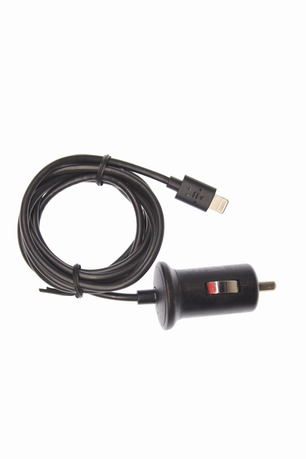 Belkin Lightning Bullet Car Charger 2.1A with 4 Foot Cable - Black - Image 5