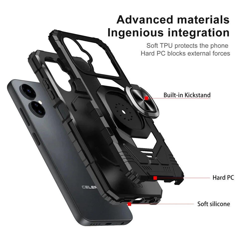 Boost Mobile Celero 5G (2024) Armor Magnetic Case - Image 6