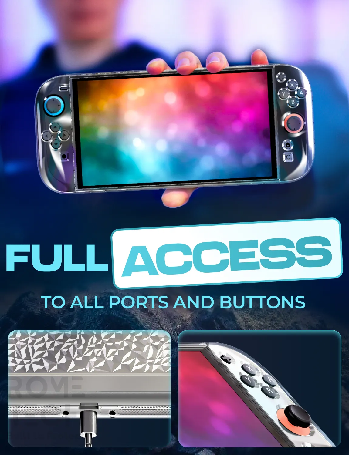 Case for Nintendo Switch 2 Slim Anti-Scratch Design - Image 4