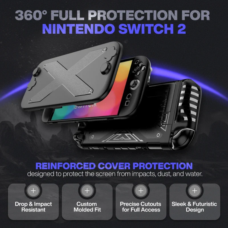 Case for Nintendo Switch 2 Slim Carrying Case with Anti-Scratch Design - Image 5