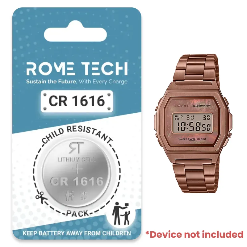Replacement Battery for CASIO A1000RG-5VT Watch