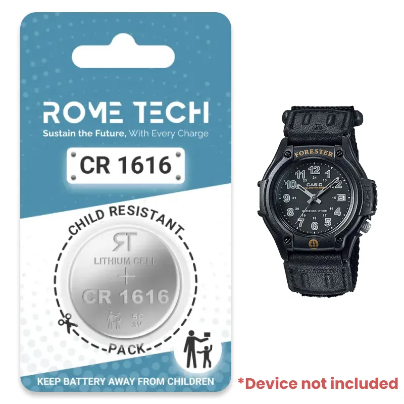 Replacement Battery for CASIO FT500WC-1BV Watch