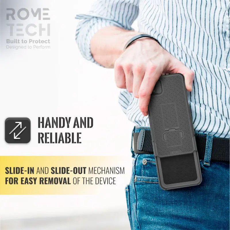 Google Pixel 4a Belt Clip Holster Phone Case - Image 6