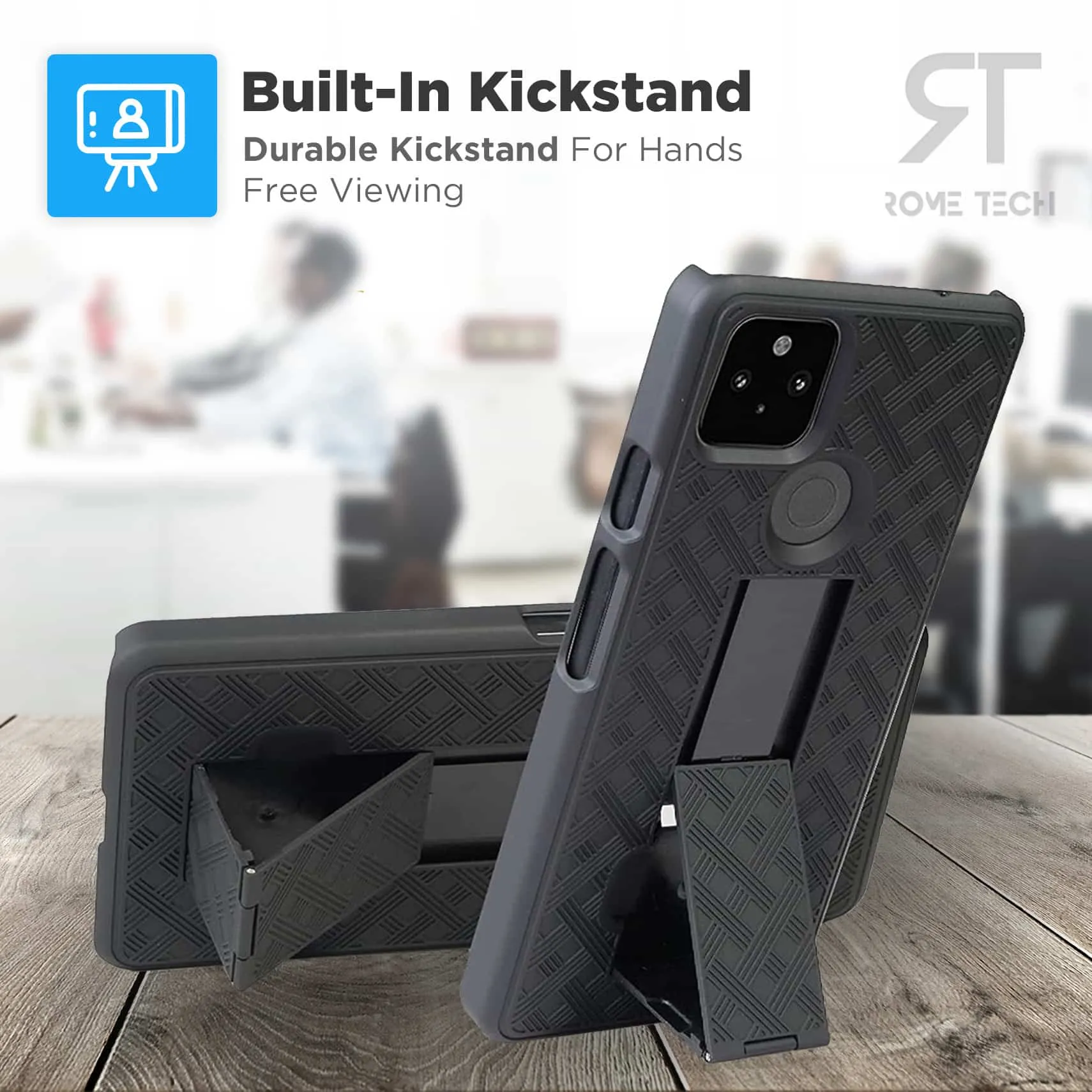 Google Pixel 5a 5G Belt Clip Holster Phone Case - Image 5