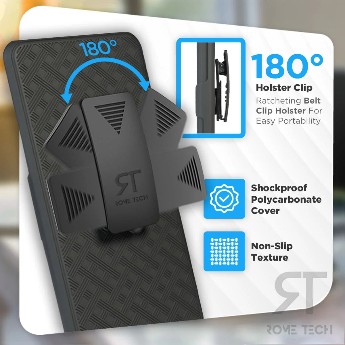 Google Pixel 6 Belt Clip Holster Phone Case - Image 3