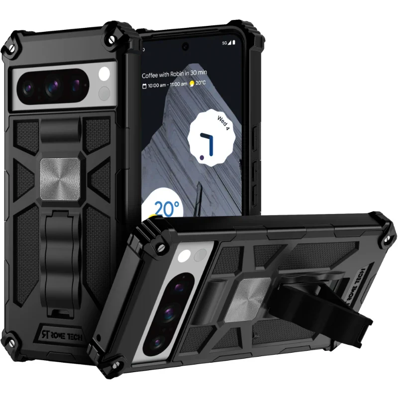 Google Pixel 8 Pro Armor Case with Ring & Magnetic Mount - Image 2