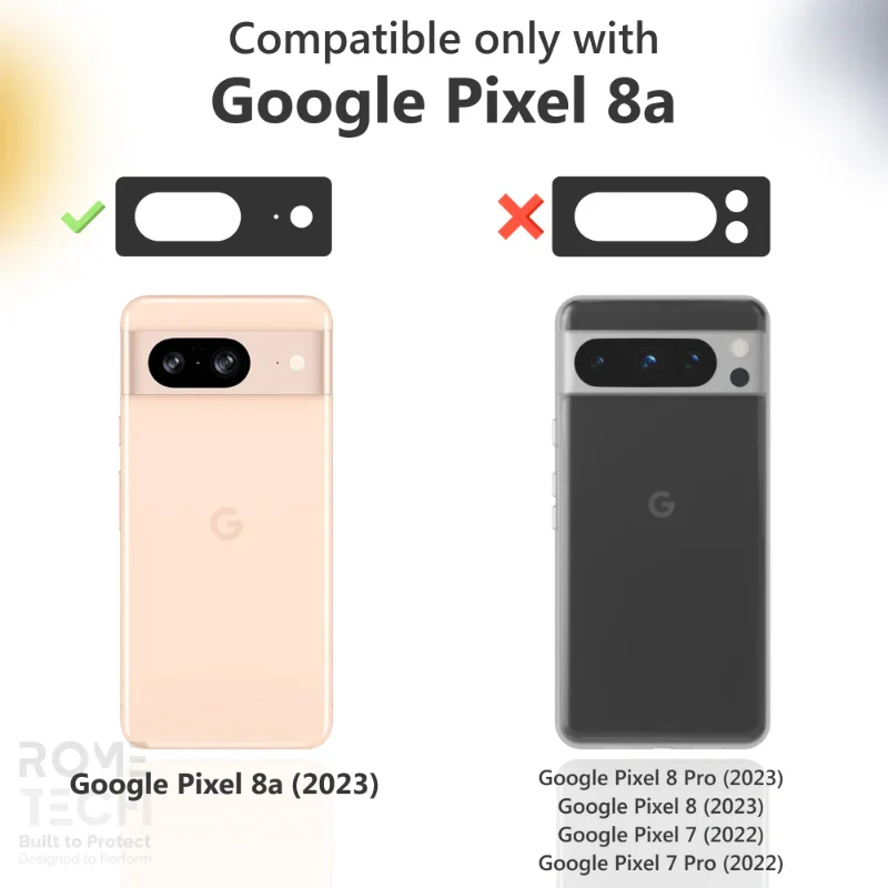 Google Pixel 8a Tempered Glass Screen Protector 3 Per Pack - Image 2