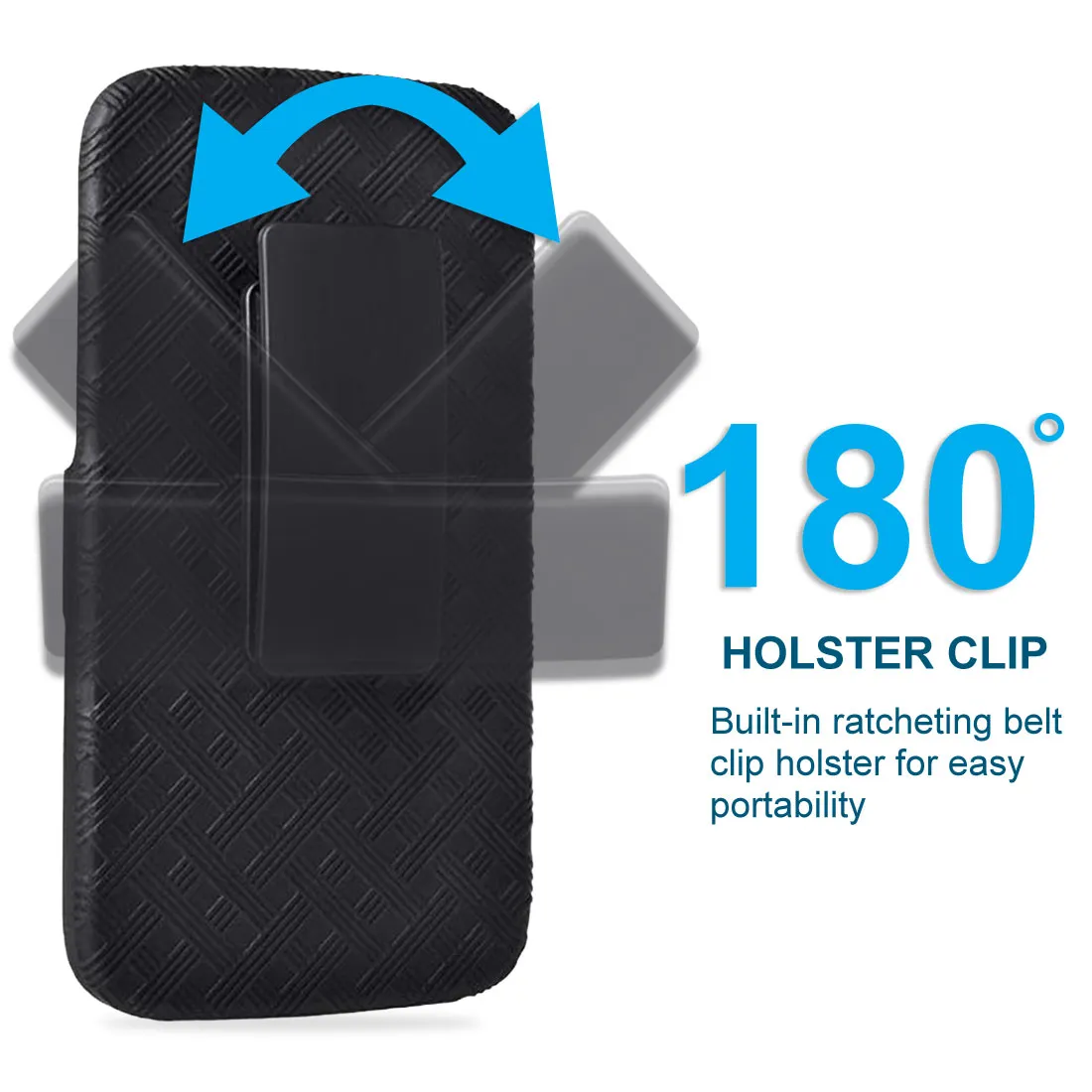 HTC Desire 626 Belt Clip Holster Phone Case - Image 3