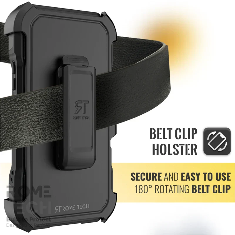 Kyocera DuraForce Pro 3 E7200 Rugged Dual-Layer Holster Case with Strap - Image 6