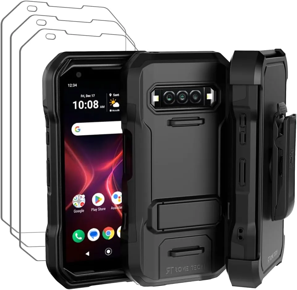 Kyocera DuraForce Pro 3 E7200 Rugged Dual-Layer Holster Case with Strap - Image 8