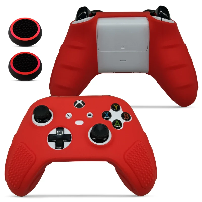 Microsoft Xbox Controller Series X/S (2024/2023) Silicone Protective Anti-Slip Cover with 2 Joystick Caps - Image 8