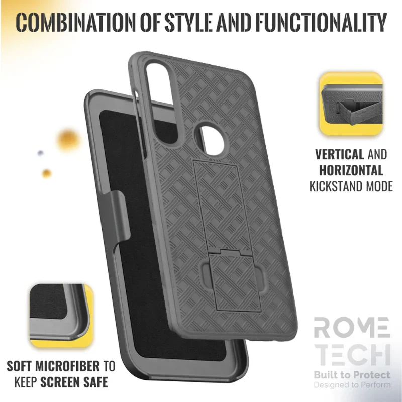 Motorola Moto G Power (2020) Belt Clip Holster Phone Case - Image 5