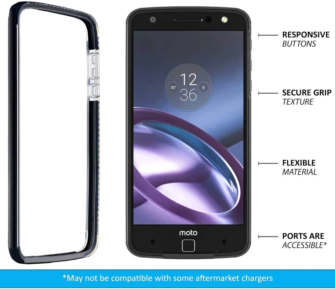 Motorola Moto Z Droid (1st Gen - 2016) Rome Tech Bumper Case - Image 5