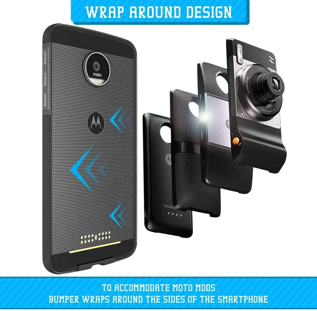 Motorola Moto Z Droid (1st Gen - 2016) Rome Tech Bumper Case - Image 6