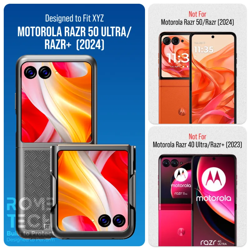 Motorola Razr 50 Ultra / Razr+ Tempered Glass Screen Protector 3 Per Pack - Image 2