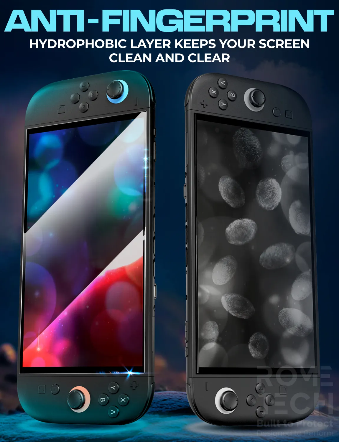 Nintendo Switch 2 (2025) Screen Protector With Plastic Frame (3 Per Pack) - Image 4