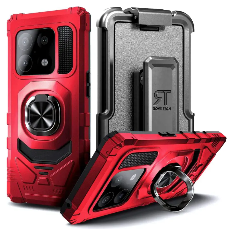 OnePlus 10 Pro Armor Magnetic Case with Ring & Magnetic Mount - Image 11