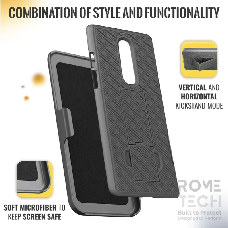 OnePlus 8 5G / One Plus 8 5G UW Belt Clip Holster Phone Case - Image 5