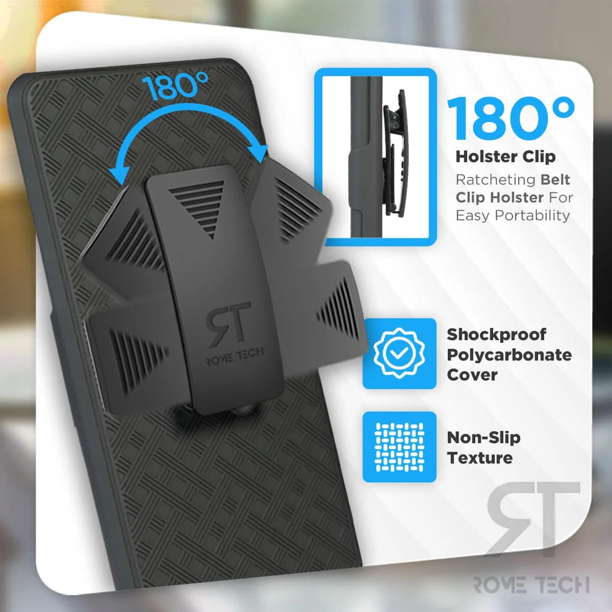 OnePlus Nord N10 5G Belt Clip Holster Phone Case - Image 3
