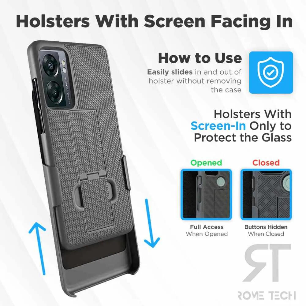 OnePlus Nord N300 5G Belt Clip Holster Phone Case - Image 4