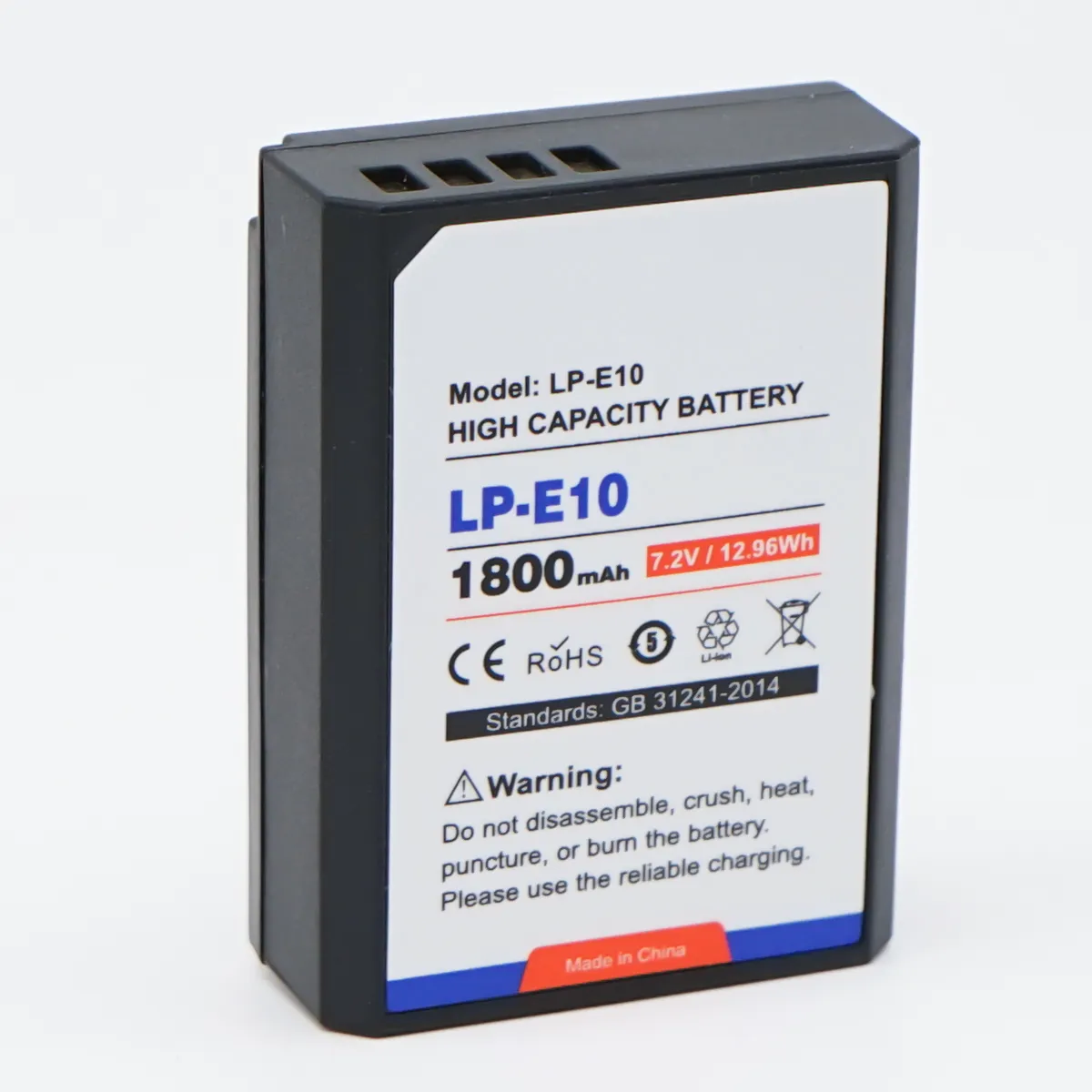Replacement Battery for Canon EOS 1200D DSLR Camera - Image 2