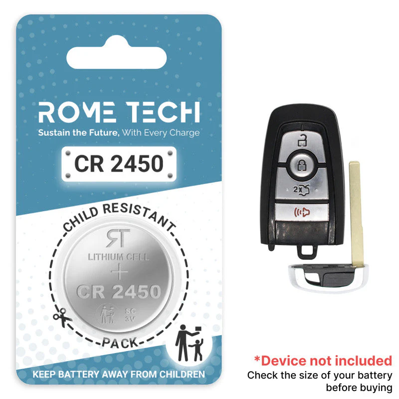 Replacement Battery for Key Fob - Ford Edge ST 2017-2023