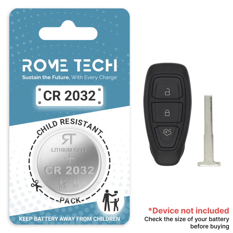 Replacement Battery for Key Fob - Ford Focus 2011-2019
