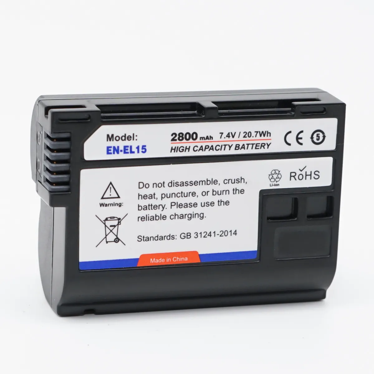 Replacement Battery for Nikon D7100 DSLR Camera - Image 2