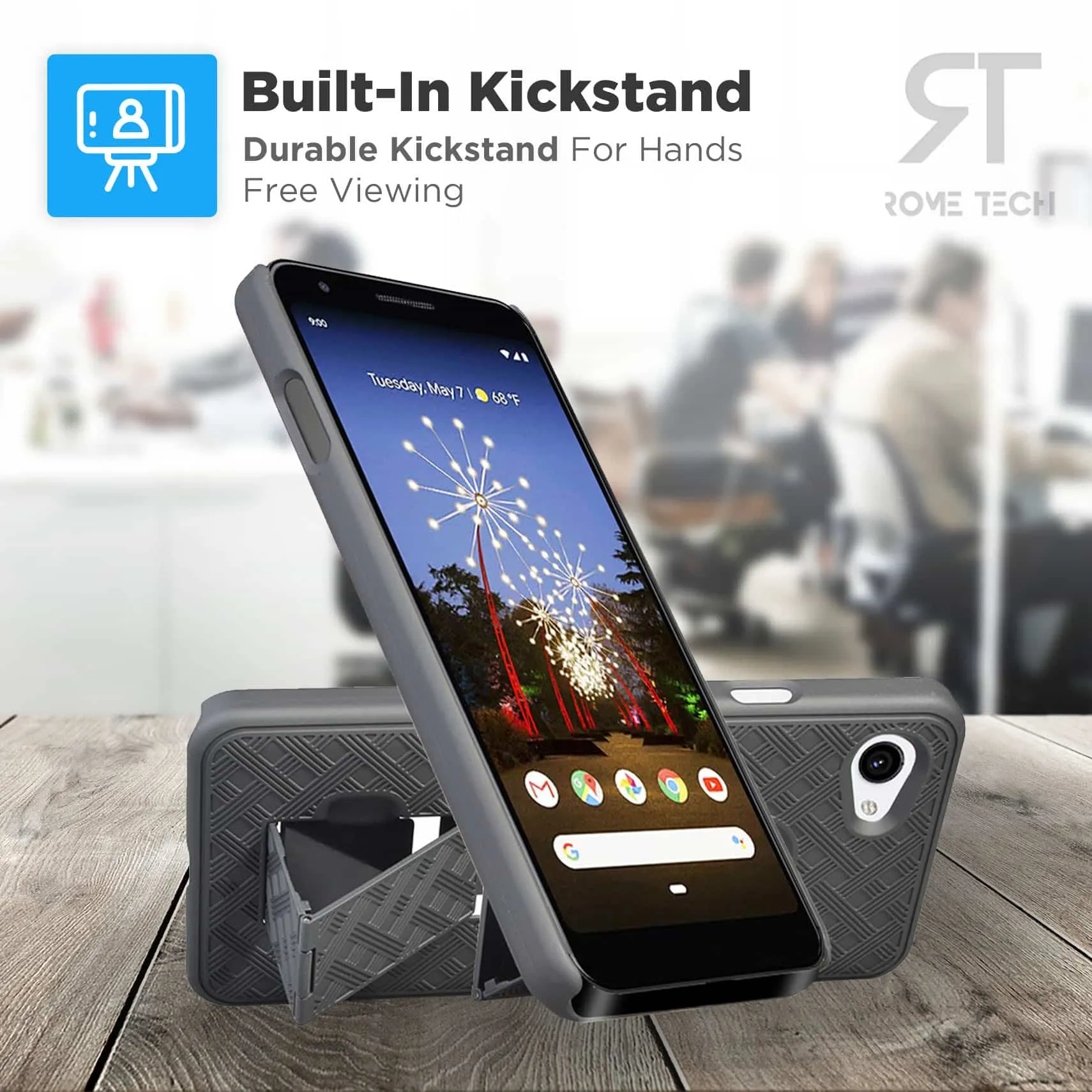 Google Pixel 3a Belt Clip Holster Phone Case - Image 5