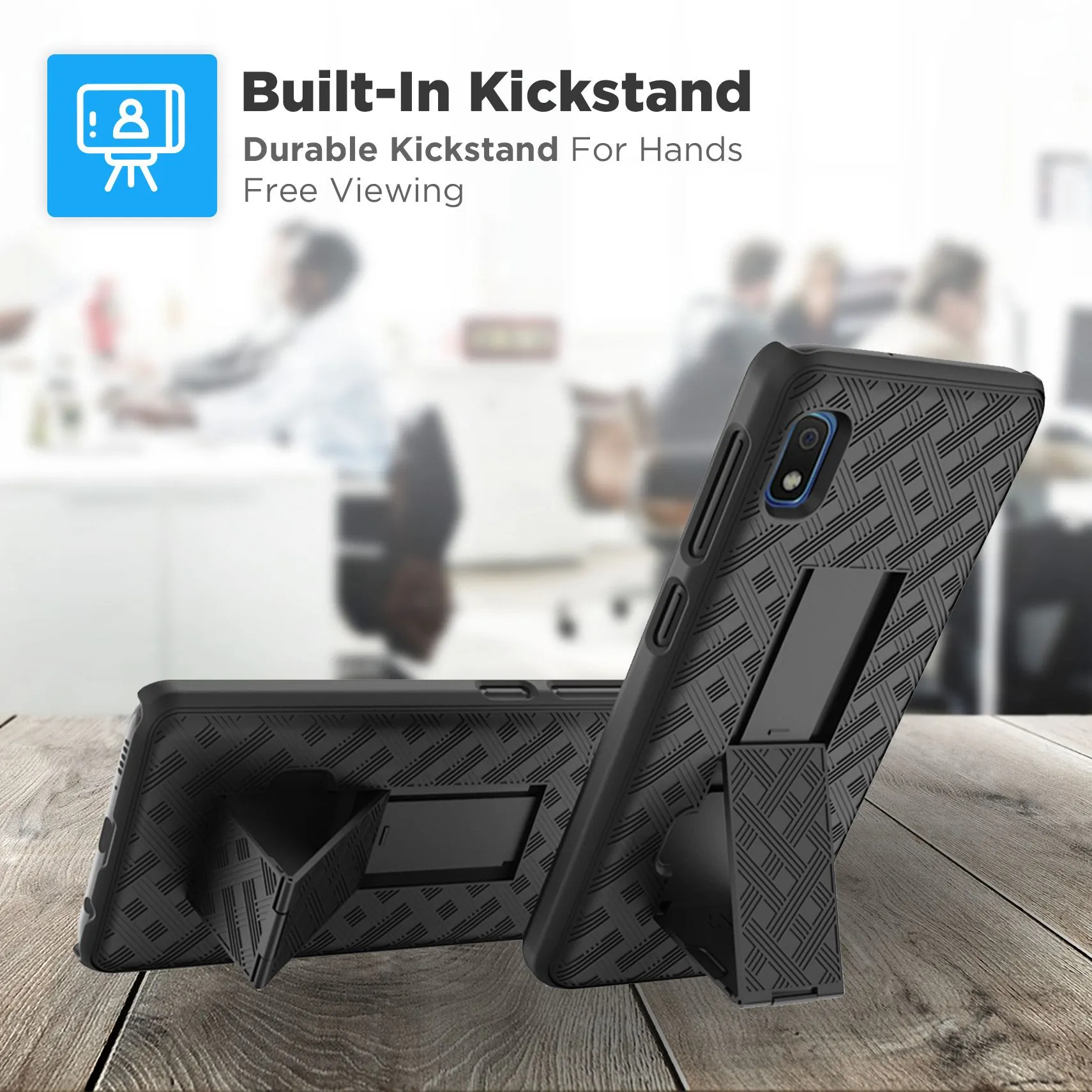 Samsung Galaxy A10e Belt Clip Holster Phone Case - Image 5